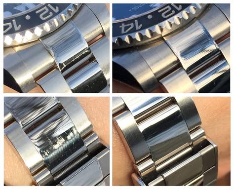 scratched watch bezel|stainless steel watch scratches removal.